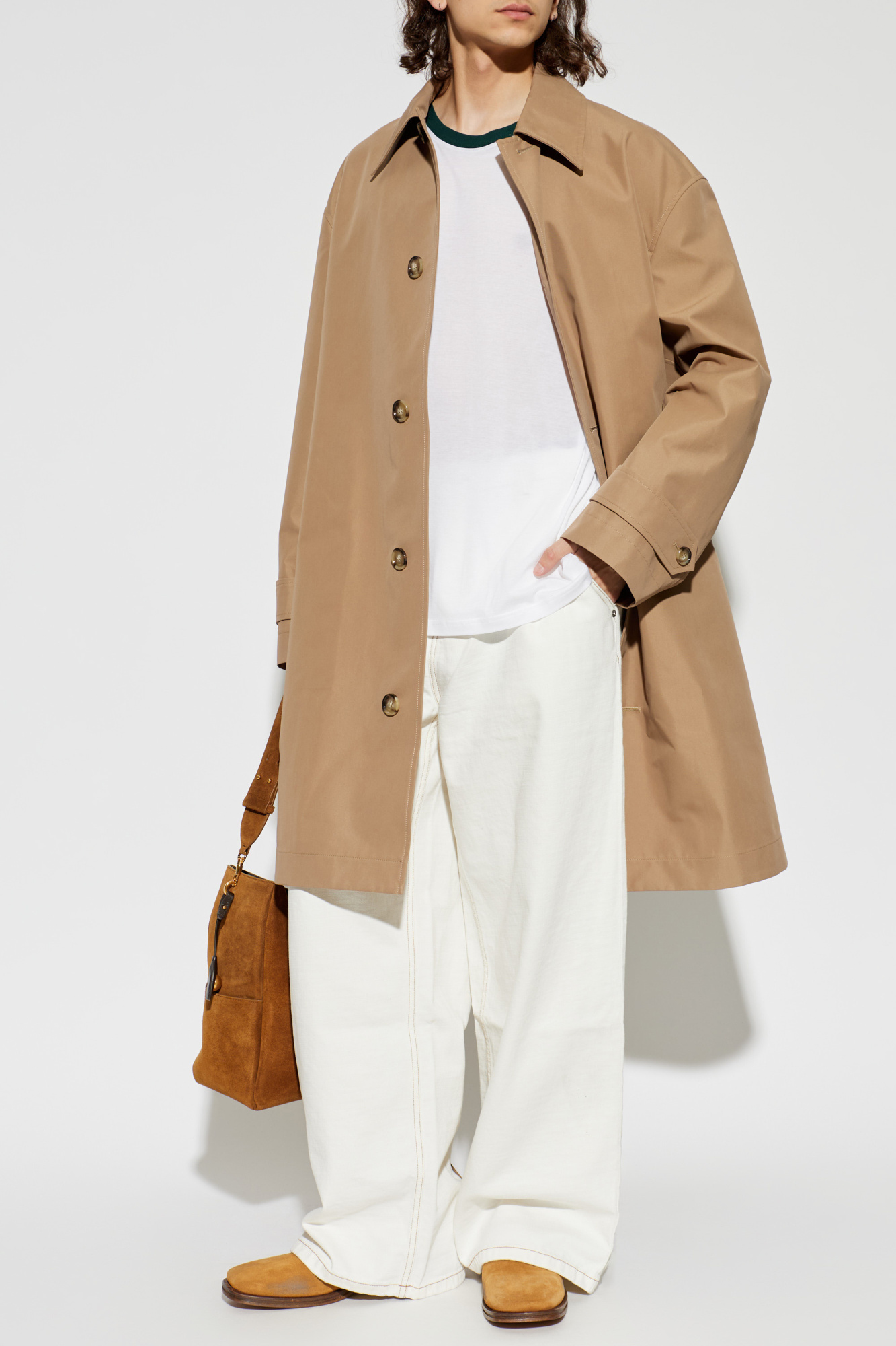 Ami Alexandre Mattiussi Coat with belt | Men's | Vitkac